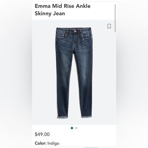STS Blue Emma Ankle Skinny Jean